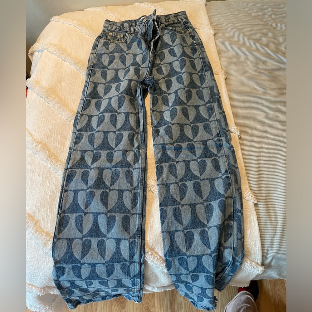 Pull & Bear heart jeans